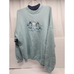 Vintage Sweatshirt , Queen Of Angels Heavyweight material, Grandma Style